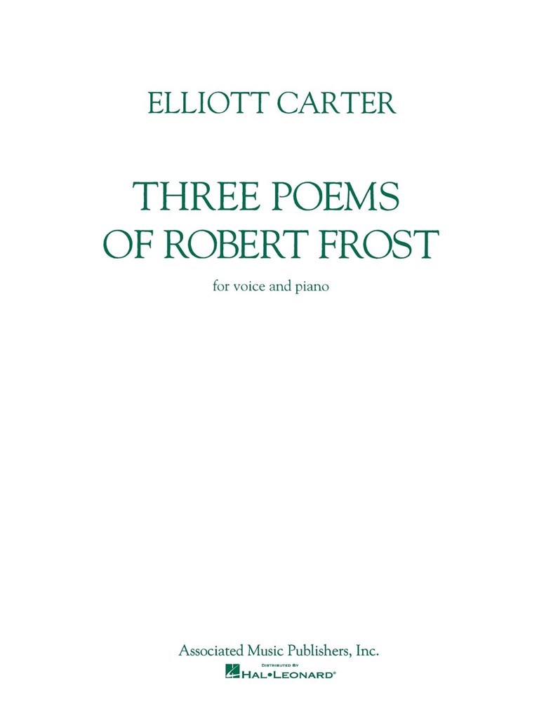 Three Poems of Robert Frost
